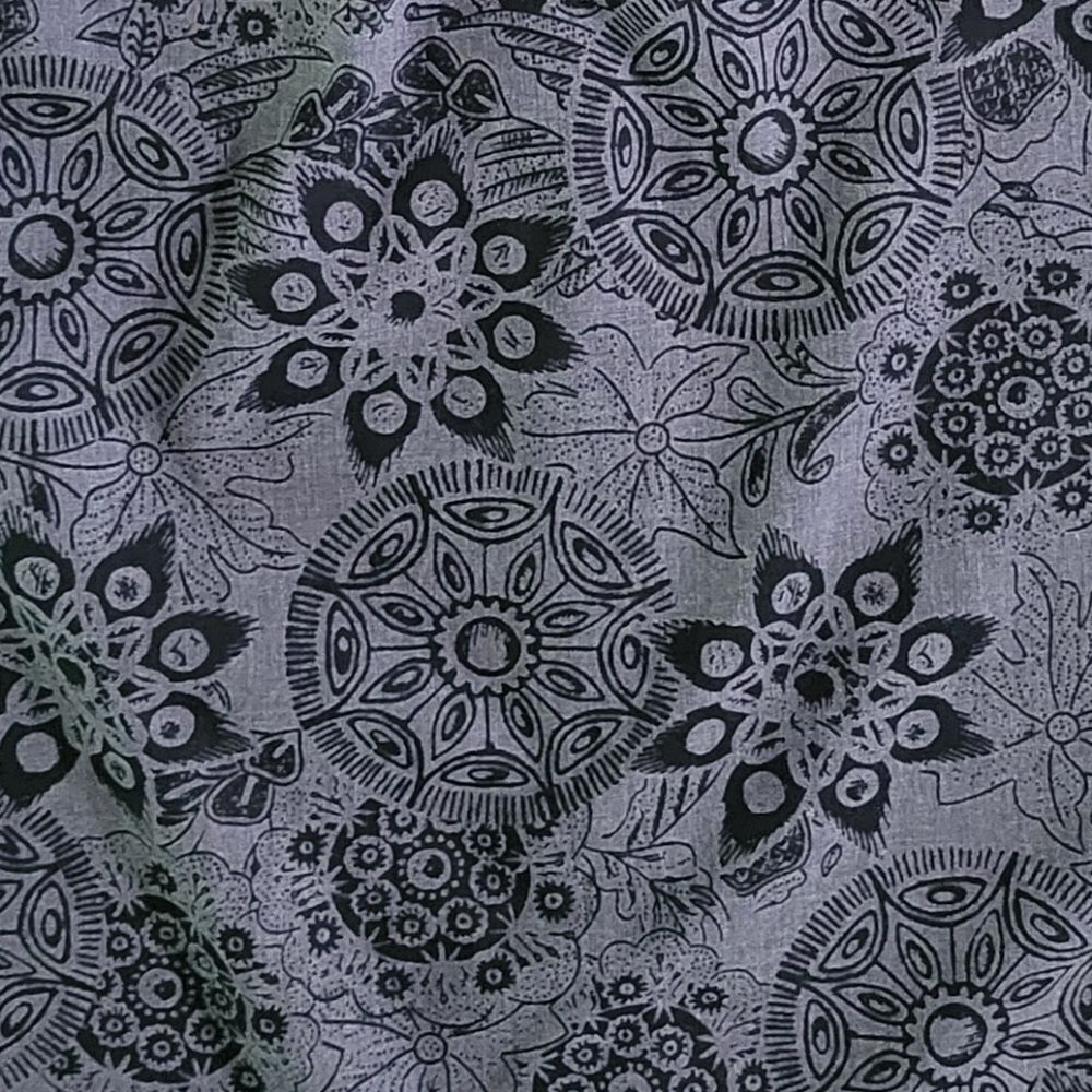 Exofficio Women's Gray Floral Sleeveless  V-neck Button-down Blouse - Picture 9 of 13